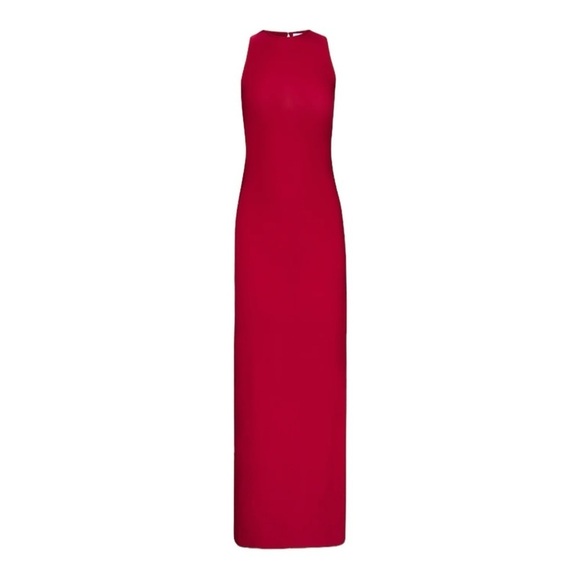 MISA Red Open Back Pargol Sleeveless Formal Maxi Dress Small NWT - Picture 7 of 12